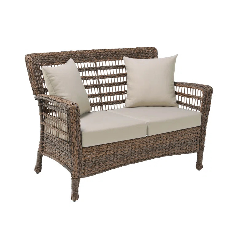 Dugas 51'' Metal Outdoor Loveseat | Wayfair North America