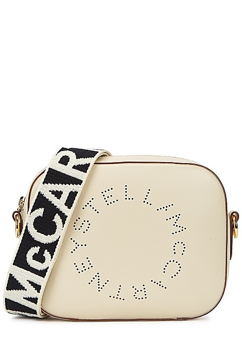 Stella Logo mini white cross-body bag | Harvey Nichols 