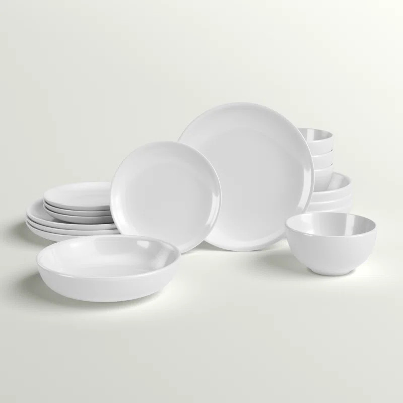 Wayfair Basics® Burkeville Stoneware Dinnerware Set - Service for 4 | Wayfair North America