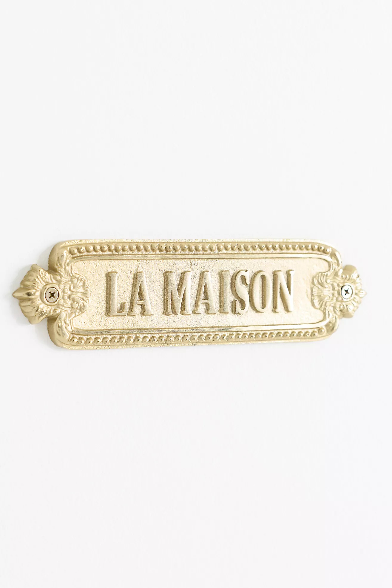 French Cottage Metal Sign | Anthropologie (US)