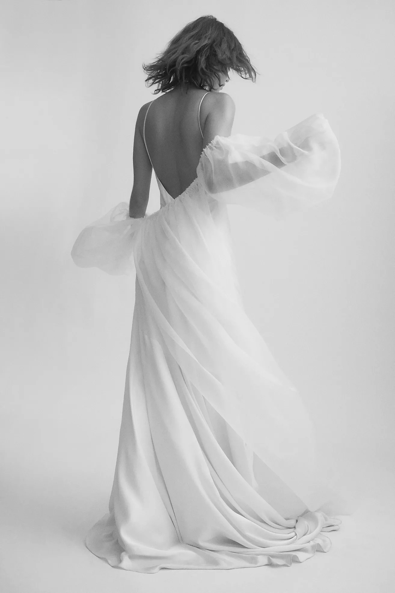 A.B. Ellie Lunden Organza Bridal Cape | Anthropologie (US)