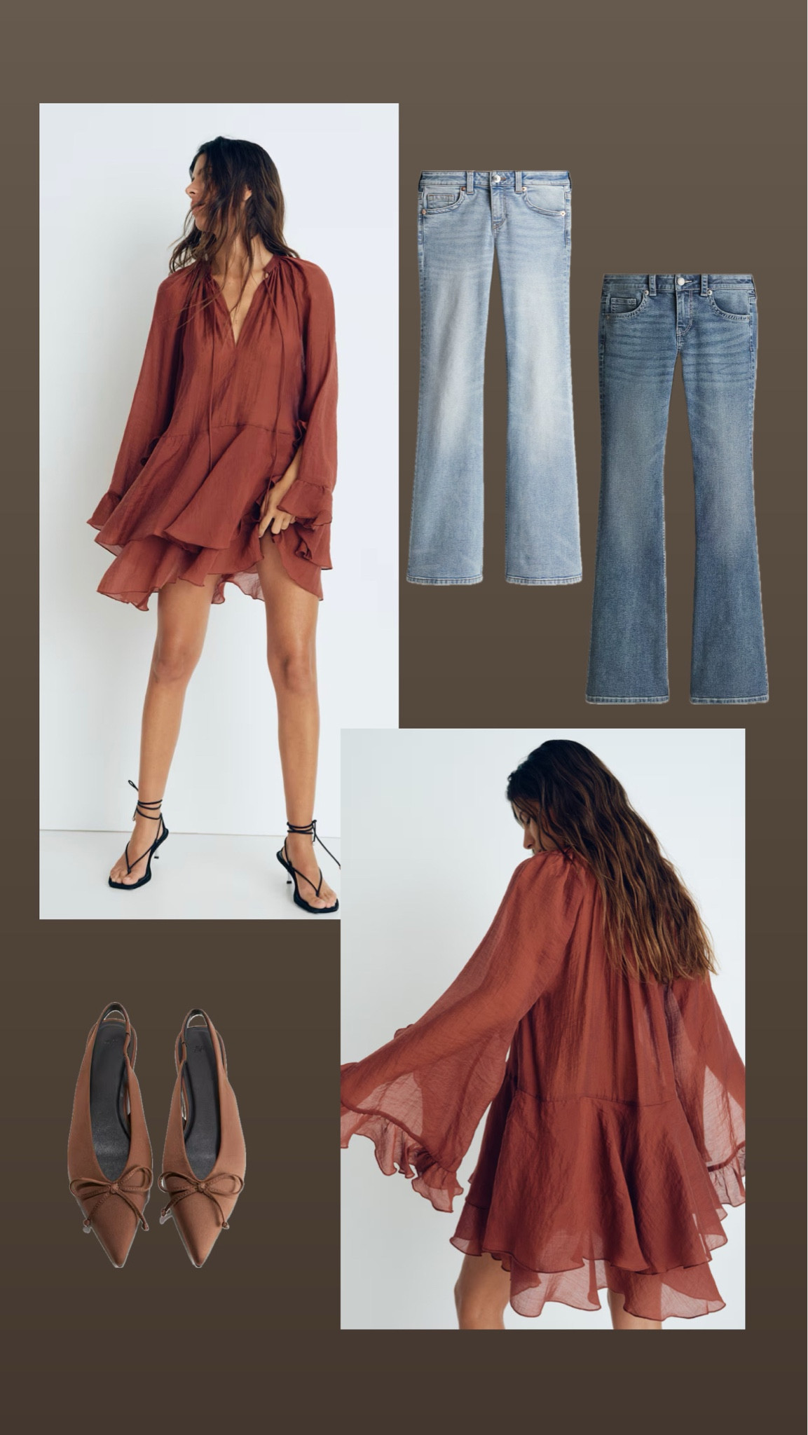 My faves 🤎

I’m loving the flounced detail dresses, I’m just waiting for mine to be delivered 😍 I’m currently living in my fave jeans 👖 

Flounced dress, jeans, bootcut jeans, flared jeans

#LTKuk #LTKstyletip #LTKFashionMonth