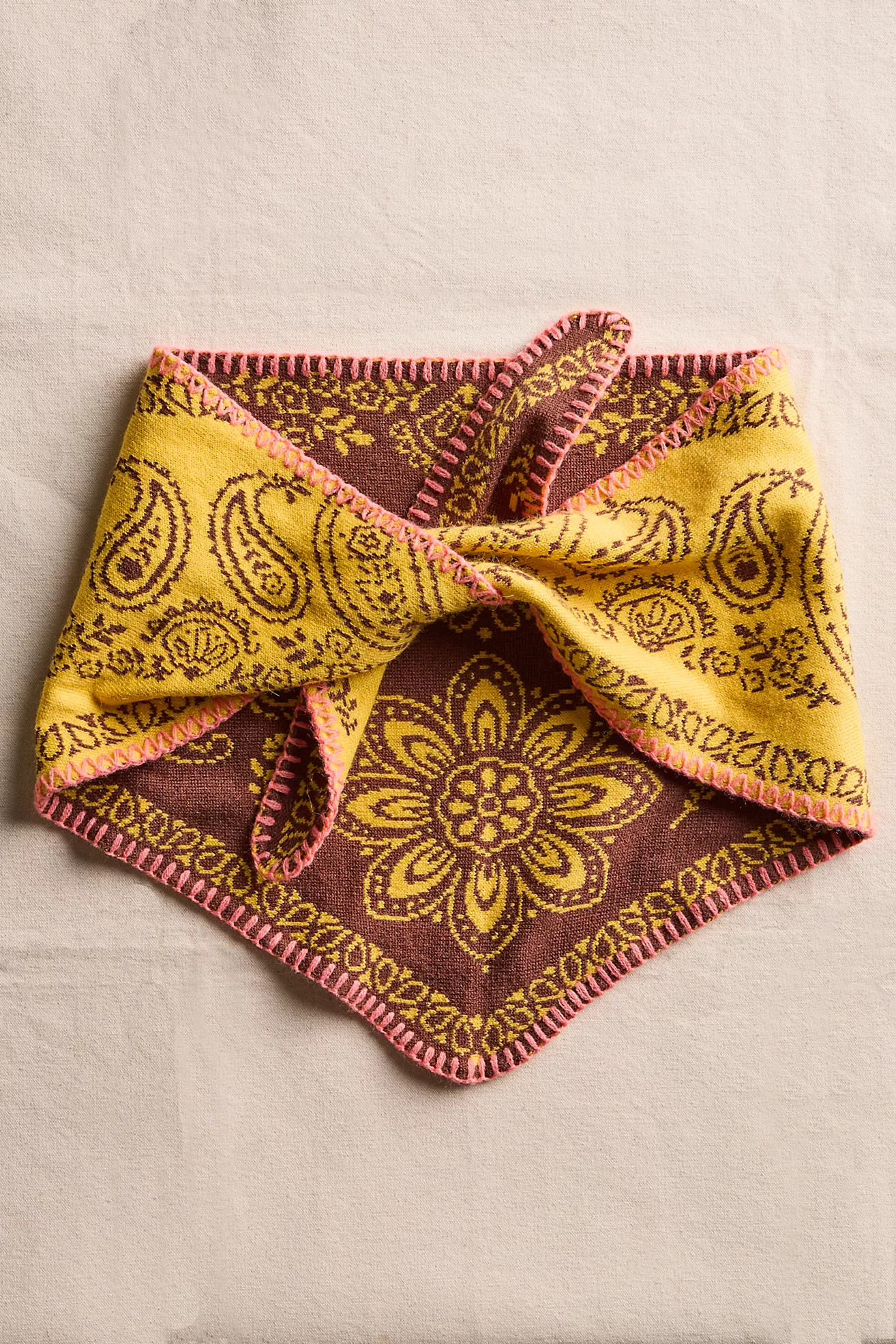 Carmen Knitted Triangle Bandana | Free People (Global - UK&FR Excluded)