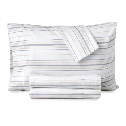 100% Cotton Flannel Sheet Set | Wayfair North America