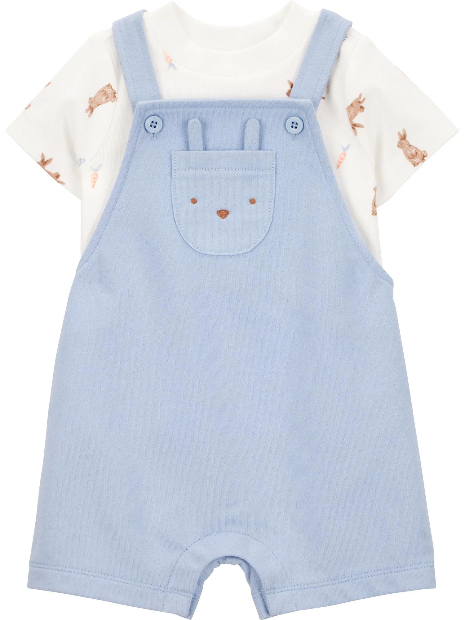 Carter's Child of Mine Baby Boy Easter Overalls Set, 2-Piece, Sizes Newborn-12 Months - Walmart.c... | Walmart (US)