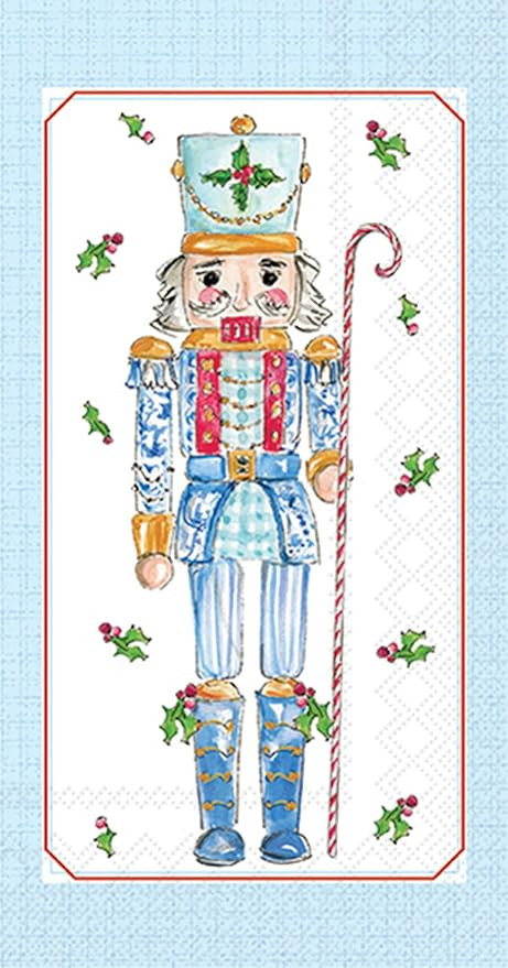 IHR Ideal Home Range Christmas Nutcracker Napkins Rosanne Beck - Disposable 3-Ply Paper Party Nap... | Amazon (US)
