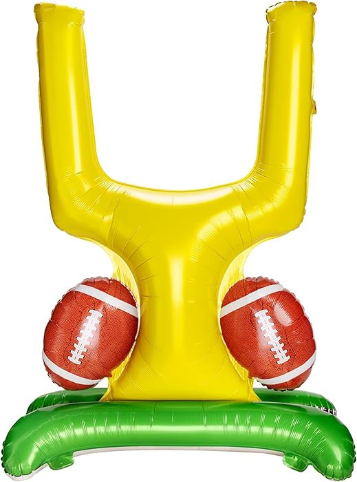 Football Party Supplies Kit - Tailgate Celebrations & Decorations, Goal Post Balloon Set For Foot... | Amazon (US)