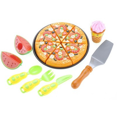 Link Worldwide Pizza Party Playset With Watermelon, Icecream And Utensils Pretend Play Toys | Target