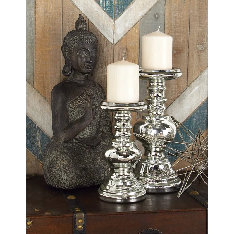 2 Piece Iron Candlestick Set | Wayfair North America