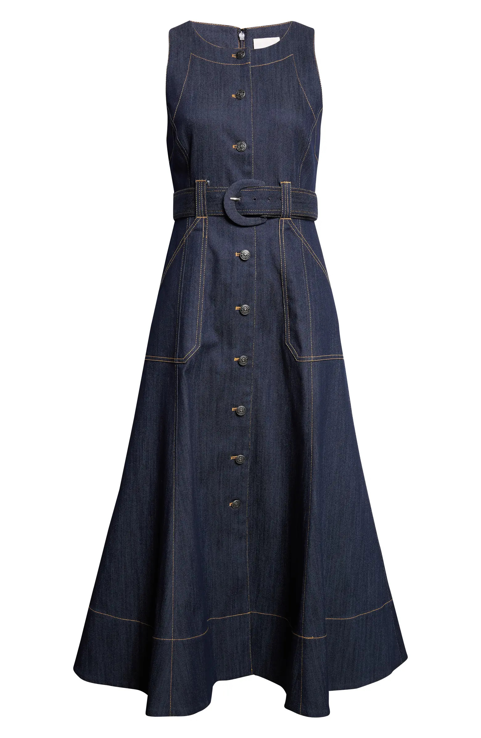 Cinq à Sept Cezanne Denim Midi Dress | Nordstrom | Nordstrom