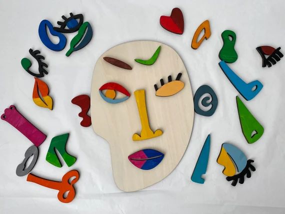 Wooden Montessori Puzzles Pretend Play Montessori Materials | Etsy | Etsy (US)