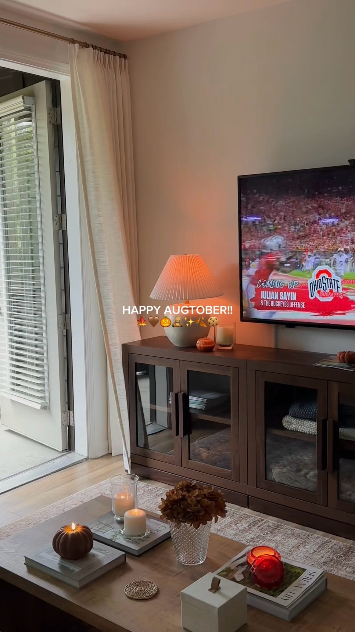 cozy fall day!! 🍁

living room furniture, apartment furniture, cozy home, coffee table, tv stand,

#LTKSeasonal #LTKHome