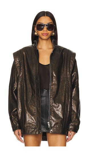 Vonna Jacket in Bronze | Revolve Clothing (Global)