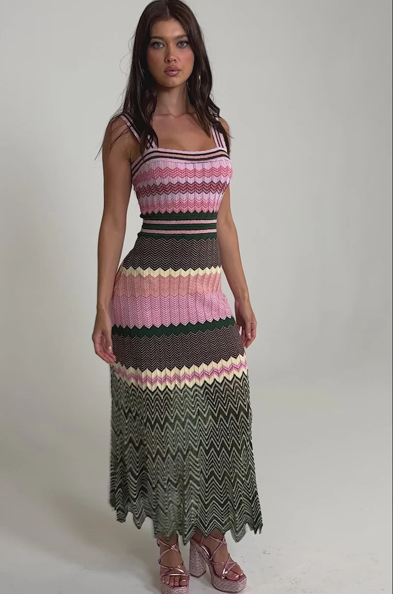 HEAT WAVE KNIT MAXI DRESS | AKIRA