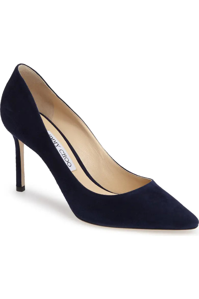 Romy 85 Suede Pump (Women) | Nordstrom | Nordstrom