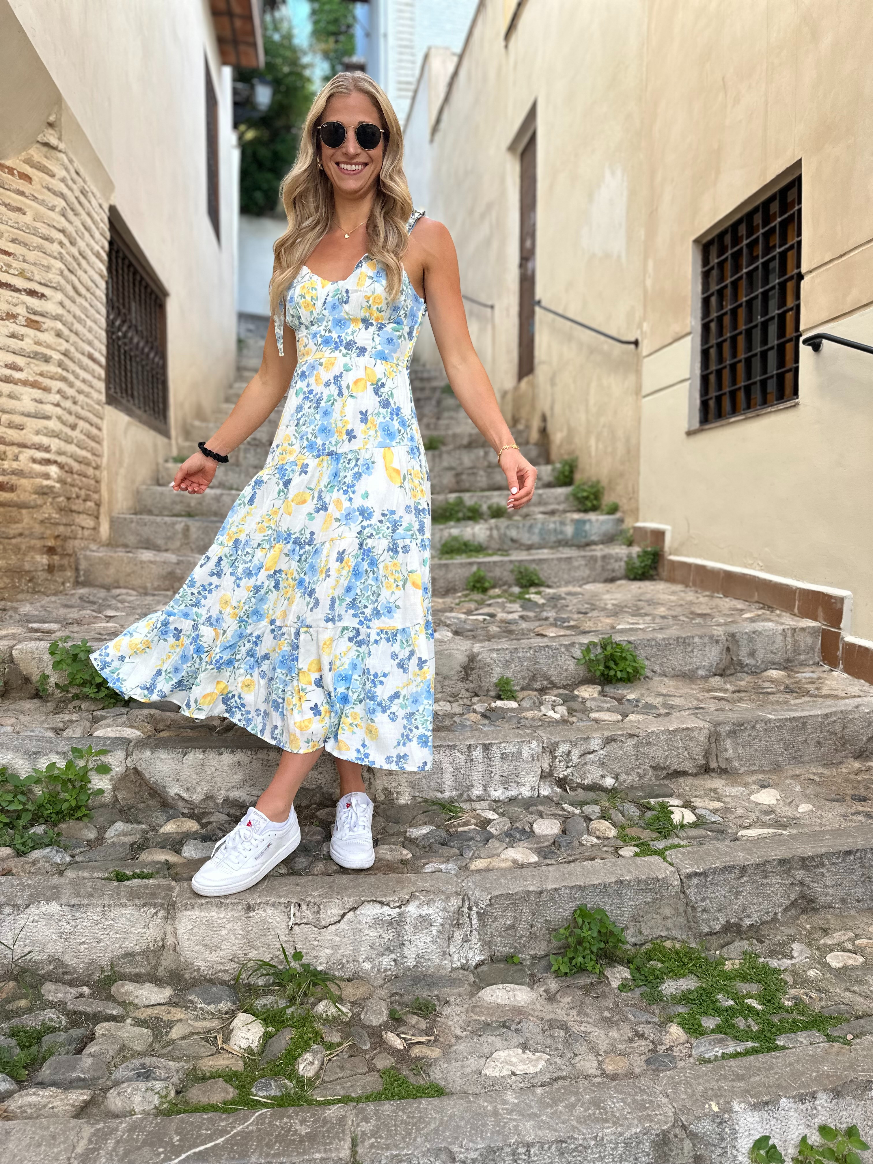 Dress xs TTS. Shoes 6.5 TTS

Vacation dress. Cruise dress. Europe dress. Vacation dresses. Cruise dresses. Resort wear. Europe dresses. Europe outfit. Europe vacation dress. European vacation dress. Euro summer. Floral dress.  

 