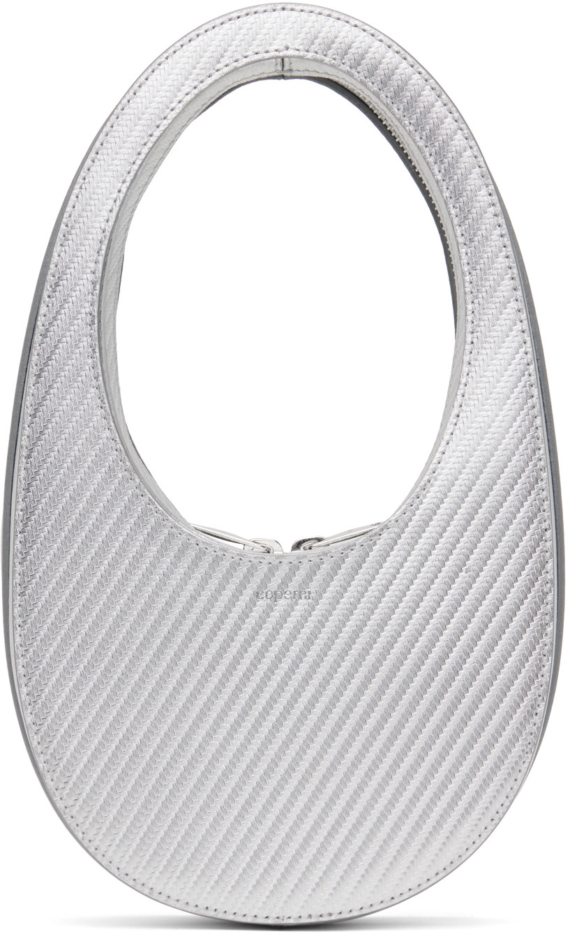 Coperni Silver Mini Swipe Bag | SSENSE