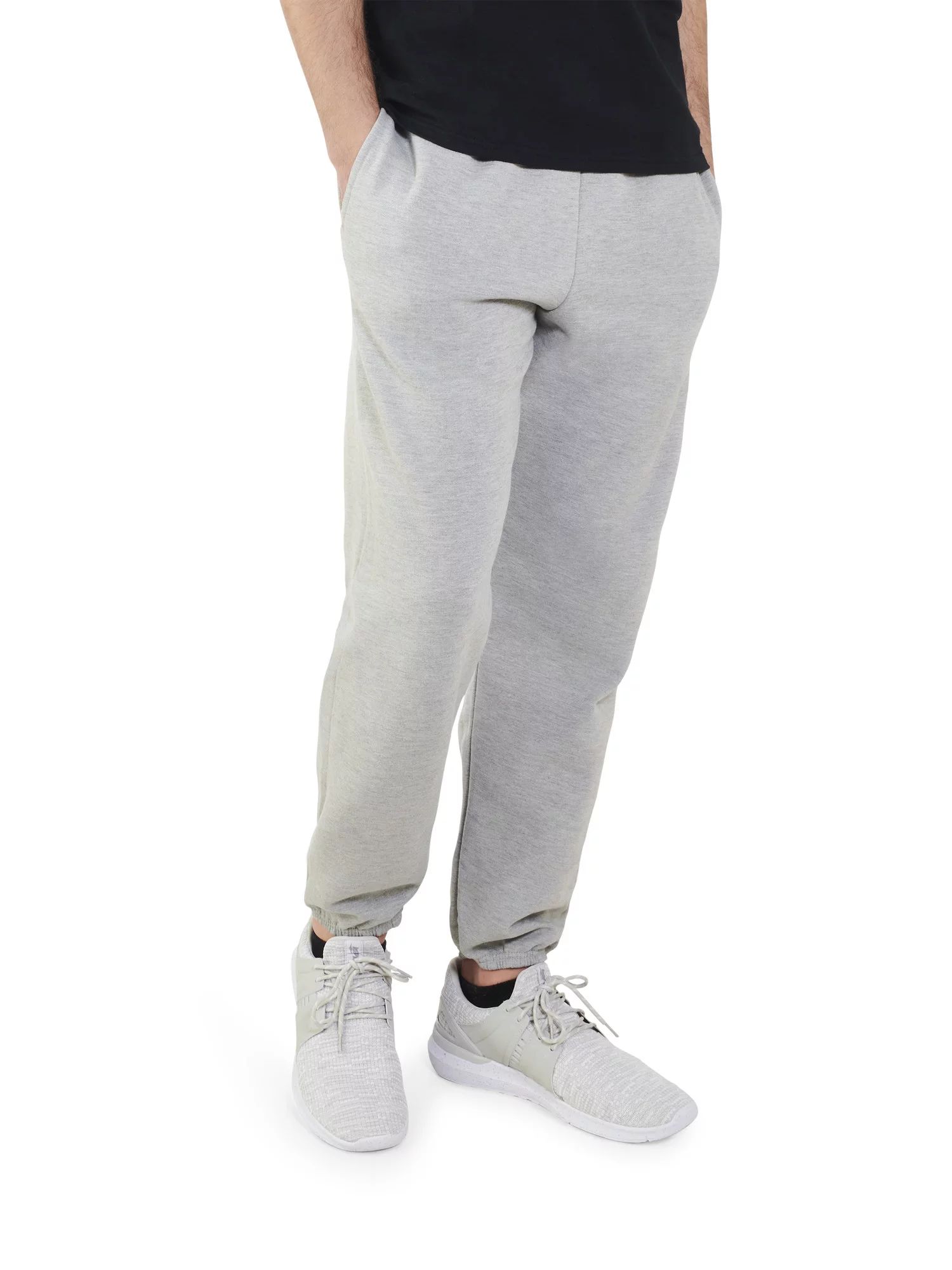 Fruit of the Loom Men's and Big Men's Eversoft Elastic Bottom Sweatpants, up to Size 4XL | Walmart (US)