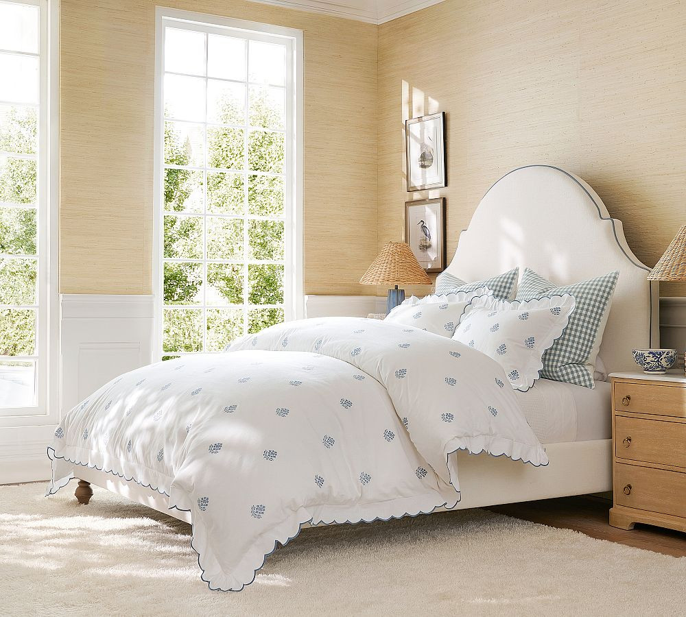 Gemma Embroidered Duvet Cover | Pottery Barn (US)