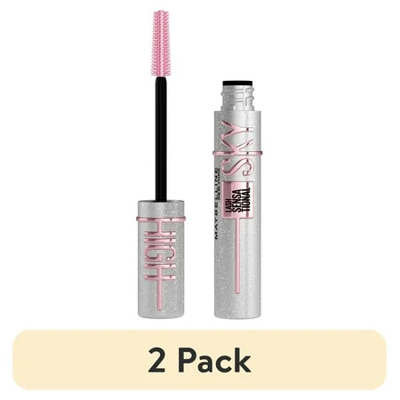(2 pack) Maybelline Lash Sensational Sky High Washable Mascara, Space Diamond, 0.24 fl oz | Walmart (US)