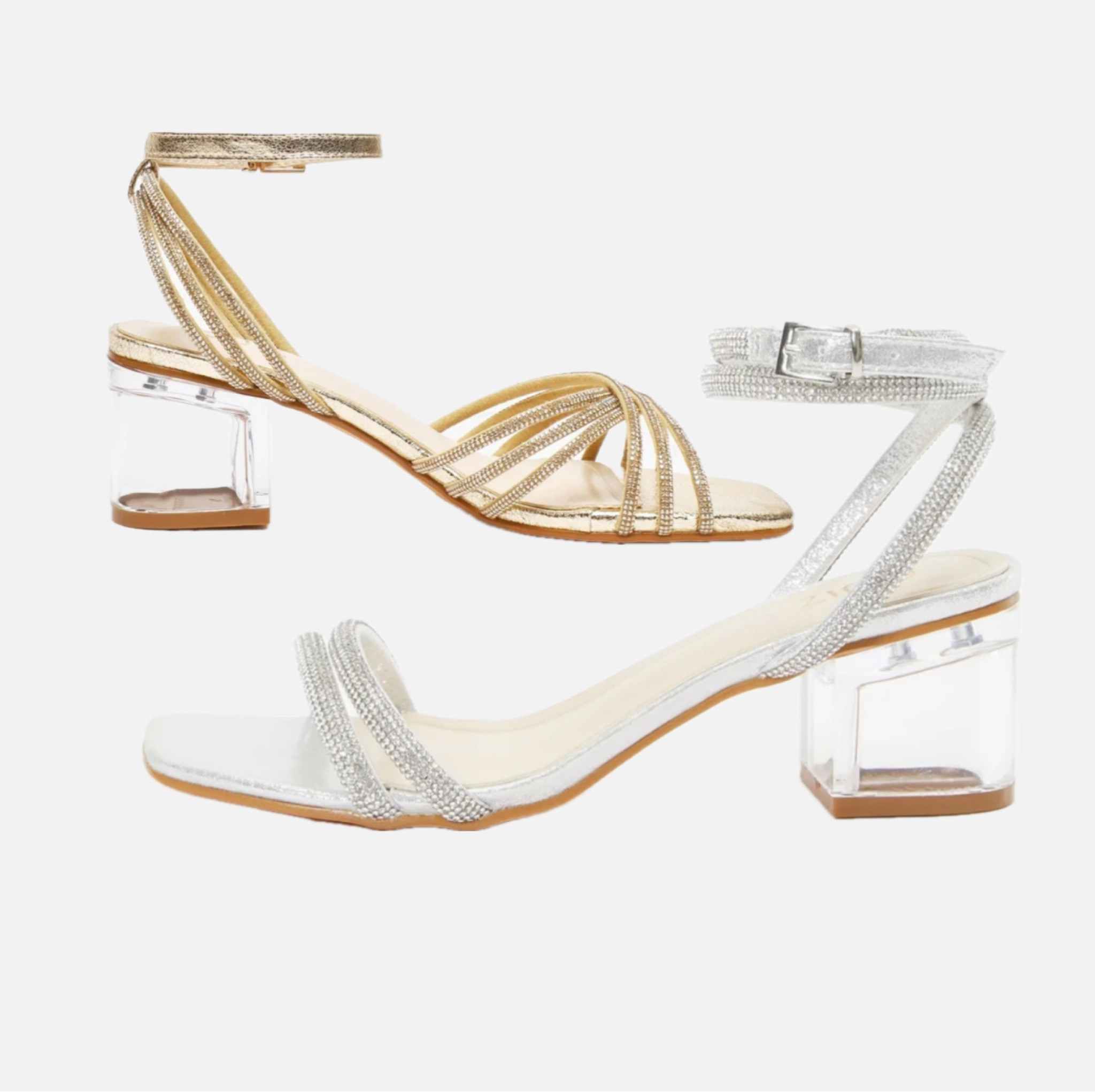 A New Season Must Have if you can do skyscraper heels anymore! 
The delicate transparent heel, the metallic, the bling ! Tick tick tick, they will literally go with everything & at just £33 they are a steal 🤍

#LTKshoecrush #LTKeurope #LTKparties