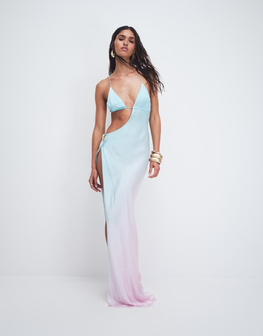 Cin Cin Villa Moonstone cut out maxi dress in gelato-White | ASOS (Global)