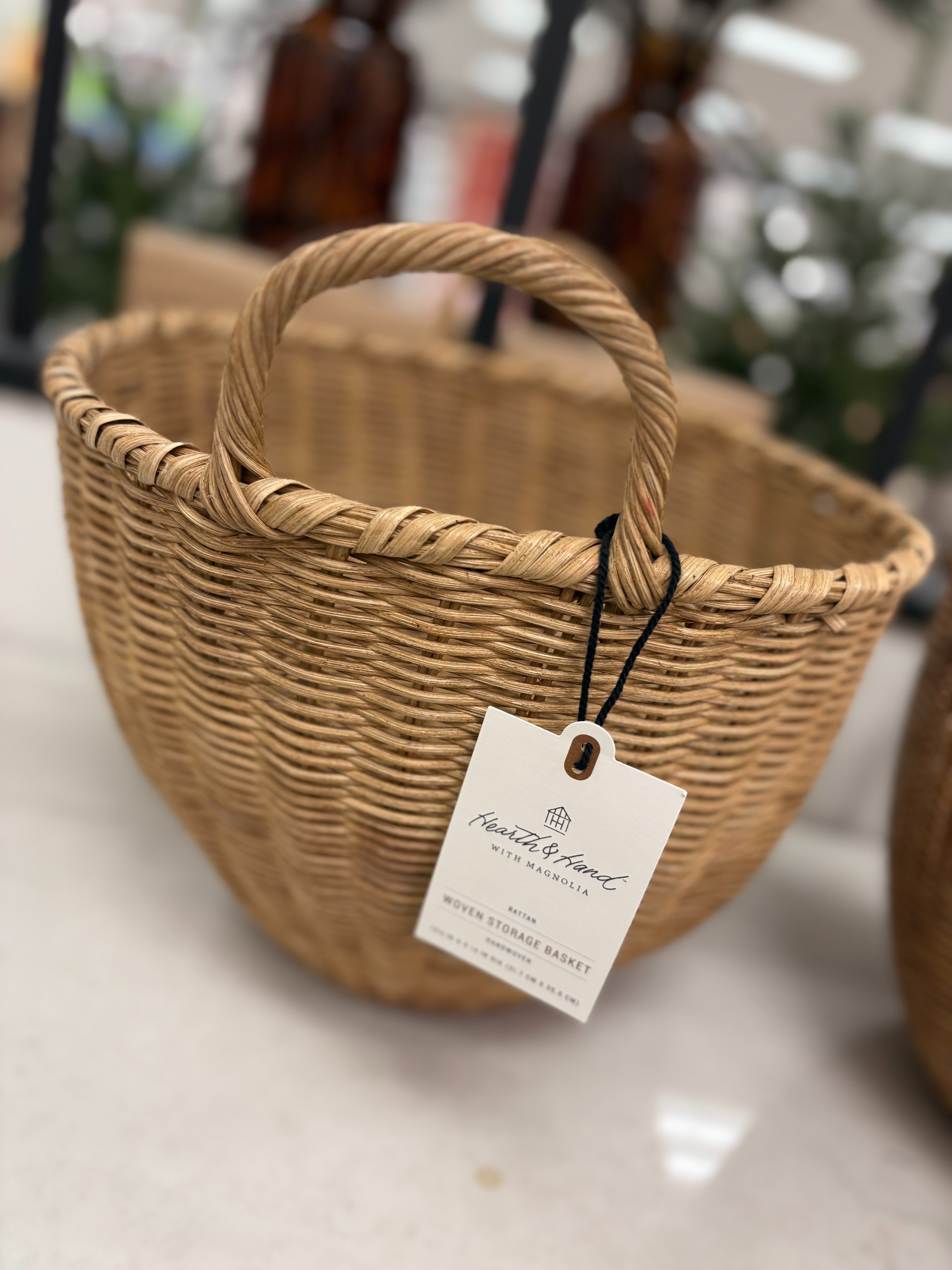 The prettiest woven storage basket from Hearth & Hand!
Perfect for blankets, toys, firewood, holiday decor, or everyday organizing. A cozy, neutral Target find that adds warmth + texture to any room. Functional, aesthetic, and budget-friendly! #TargetFinds #HearthAndHand #HomeOrganization #WovenBasket #NeutralHomeDecor #CozyHomeStyle #TargetHome #StorageSolutions #BasketDecor  

 #LTKGiftGuide #LTKHoliday #LTKSeasonal