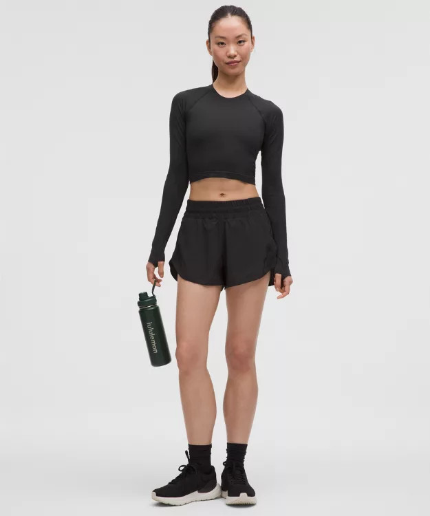 Track That High-Rise Lined Short 3" | lululemon UK