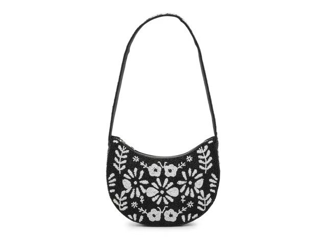Kelly & Katie Beaded Boho Crescent Satchel | DSW