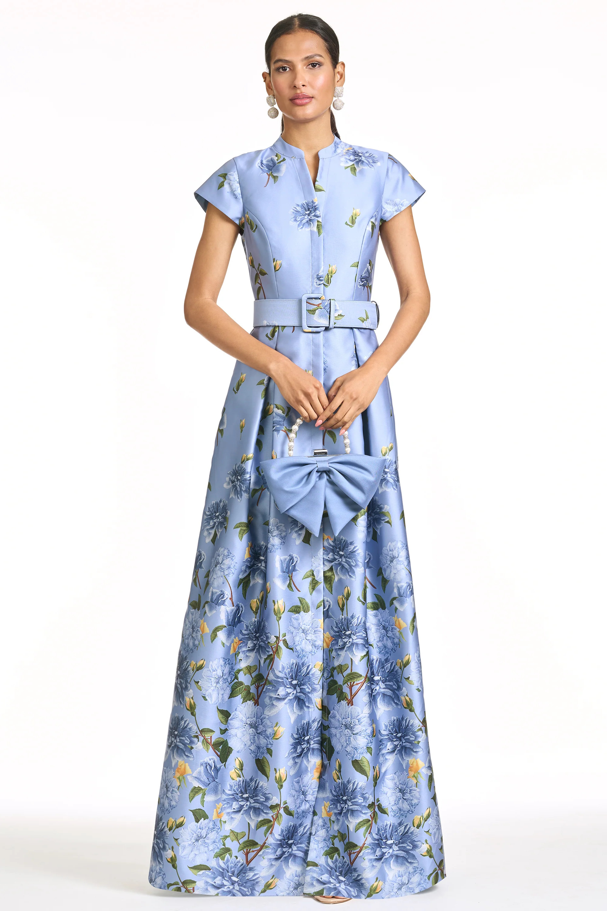 MARTA GOWN - TWILIGHT PEONY DEGRADE | Sachin and Babi