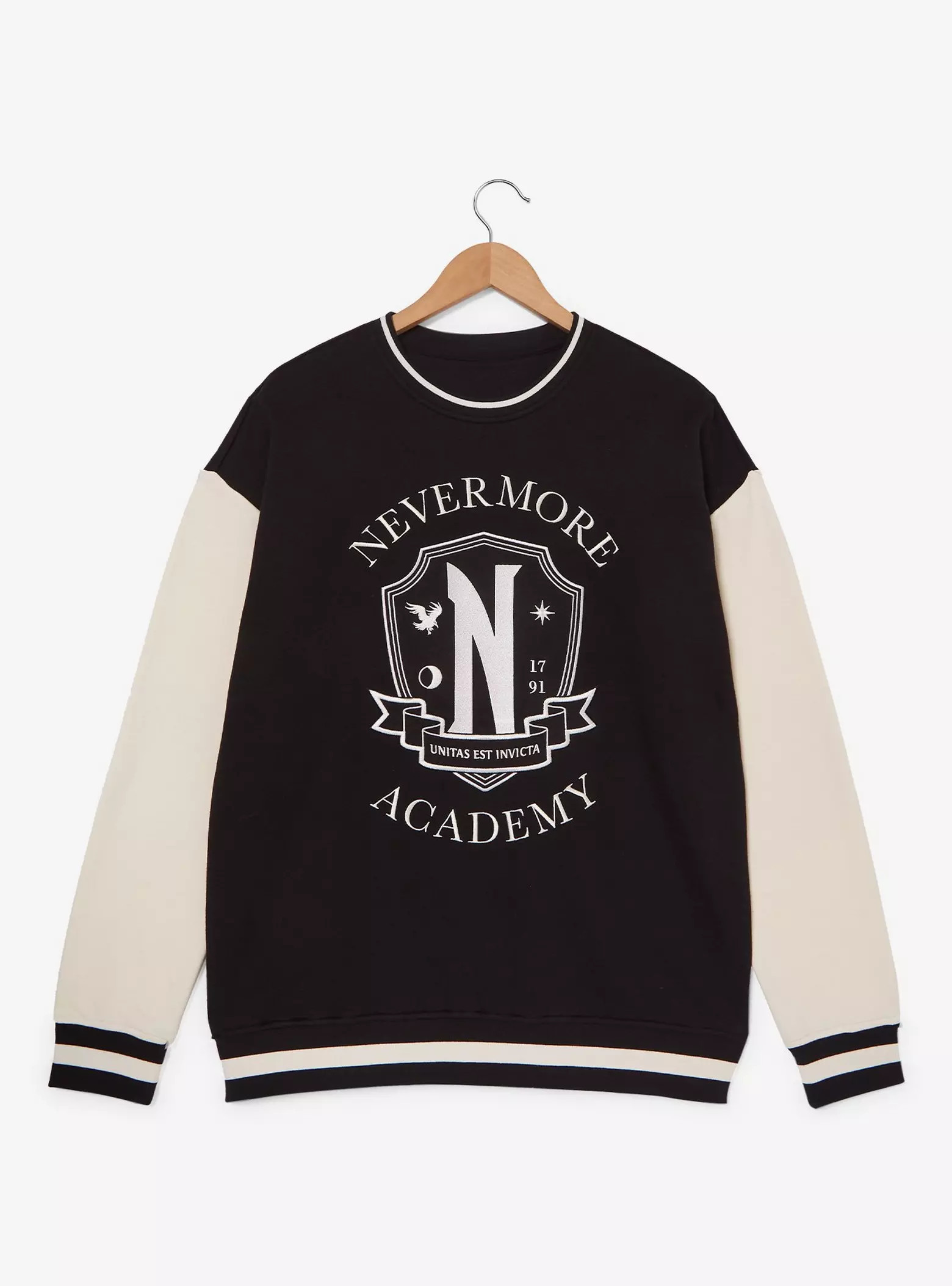 Wednesday Nevermore Academy Crest Crewneck - BoxLunch Exclusive | BoxLunch