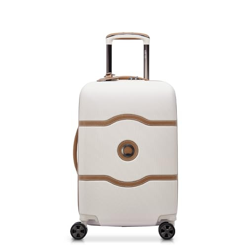 DELSEY PARIS Chatelet Air 2.0 - Hardside Carry-On Luggage 19 Inch - 360° Spinner Wheels - TSA Lock - USB Port - 10-Year Warranty - Lightweight Polycarbonate Travel Suitcase, Angora | Amazon (US)