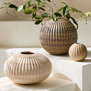 Ellara Ceramic Vases | West Elm (US)