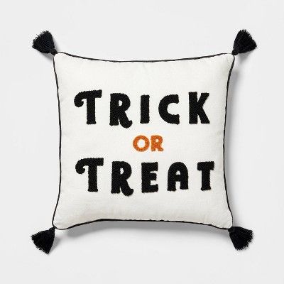 Falloween Reversible 'Trick or Treat' Halloween Decorative Pillow - Hyde & EEK! Boutique™ | Target