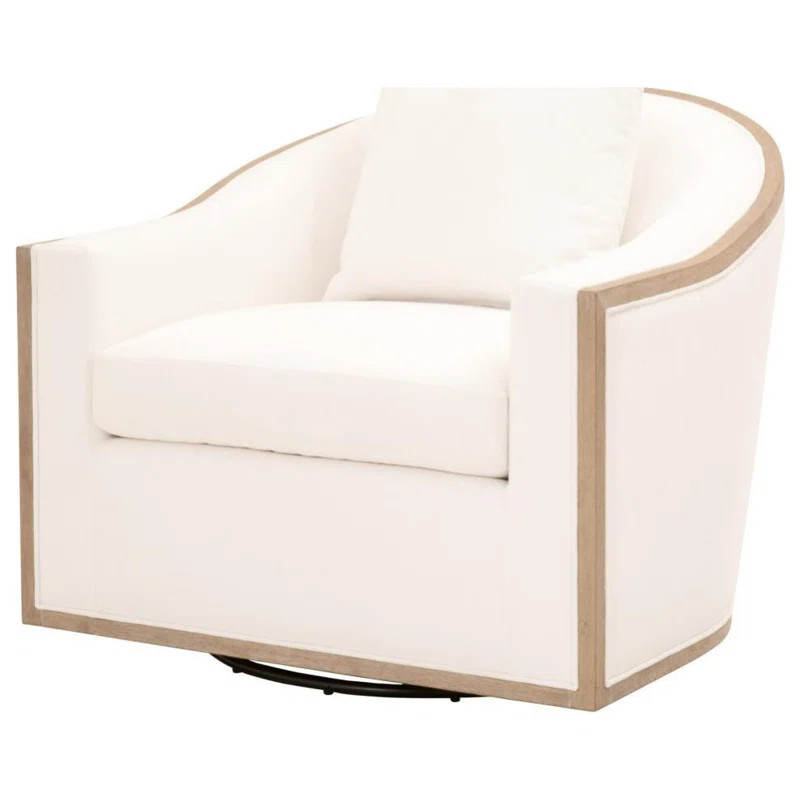 Paxton Upholstered Swivel Barrel Chair | Wayfair North America