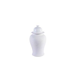 Handmade Matte Glaze Temple Decorative Jar - Overstock - 20645140 | Bed Bath & Beyond