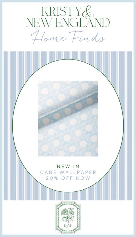Such a great cane wallpaper in light bluee

#LTKhome #LTKstyletip