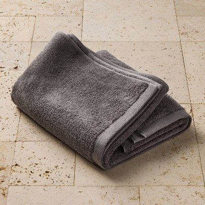 Organic Bath Towel Dark Gray - Casaluna\u2122: Heavyweight 550-800 GSM, Low Lint, Fade-Resistant,... | Target