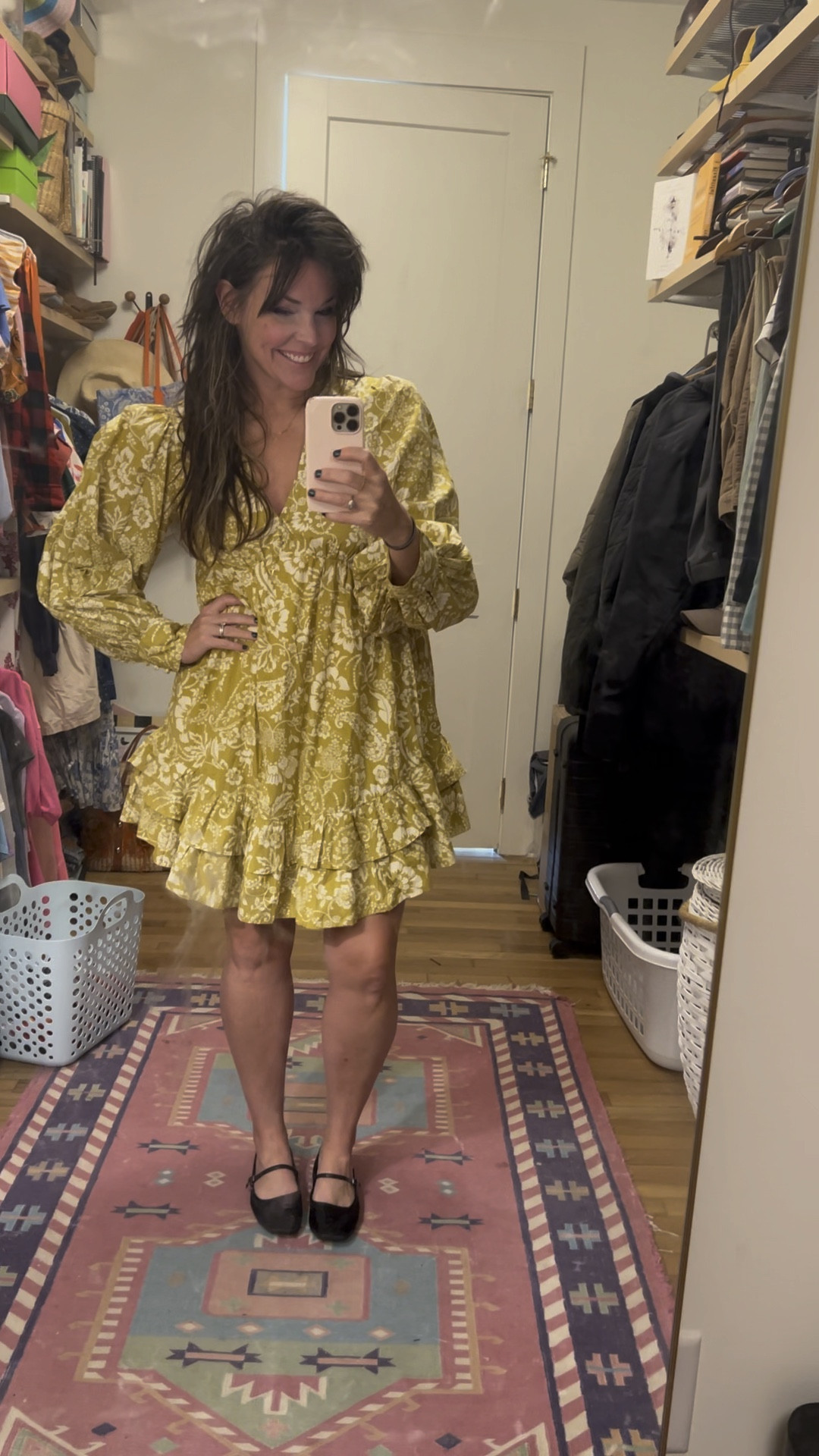 I love this adorable on sale dress!! The sleeves are a statement, and it’s really comfortable while also having great structure. I’m wearing a size large.💕

#LTKMidsize #LTKSeasonal #LTKFallSale