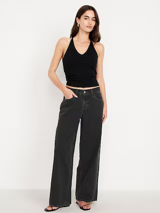 Mid-Rise Wow Baggy Wide-Leg Jeans | Old Navy (US)