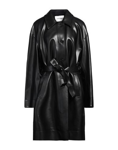 Low Classic Woman Overcoat & Trench Coat Black Size L Polyurethane | YOOX (US)