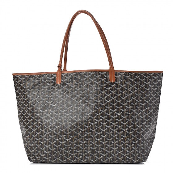 GOYARD Goyardine Saint Louis GM Black Gold | Fashionphile