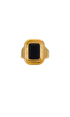 Cendre Margaux Onyx Ring in Gold & Onyx from Revolve.com | Revolve Clothing (Global)