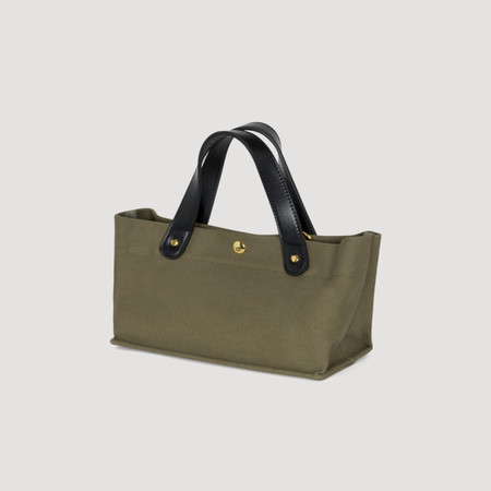 The Mini Horizon Tote  2.0- Olive (Green) | EllandEmm