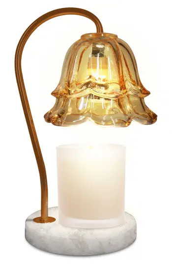 Luze Marble Base Lamp Candle Warmer in Amber at Nordstrom Rack | Nordstrom Rack