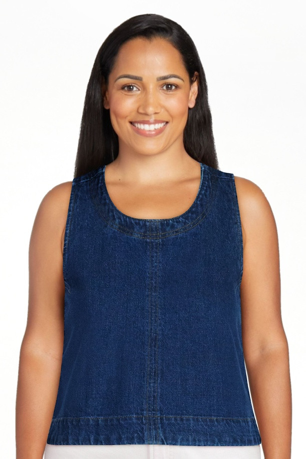 Free Assembly Women's Sleeveless Cropped Top, Sizes XS-XXL | Walmart (US)