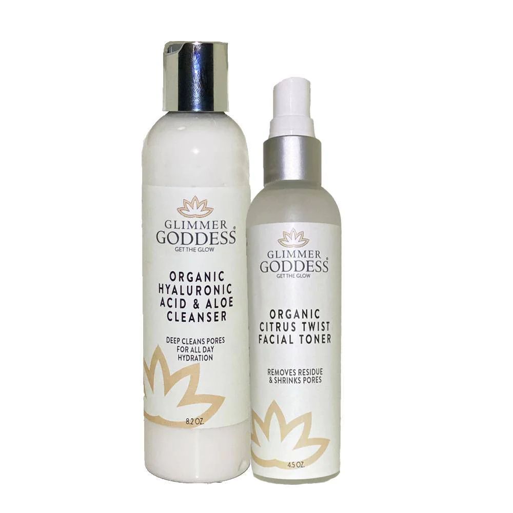 Organic Face Cleansing Kit for Smooth, Vibrant Skin | Glimmer Goddess