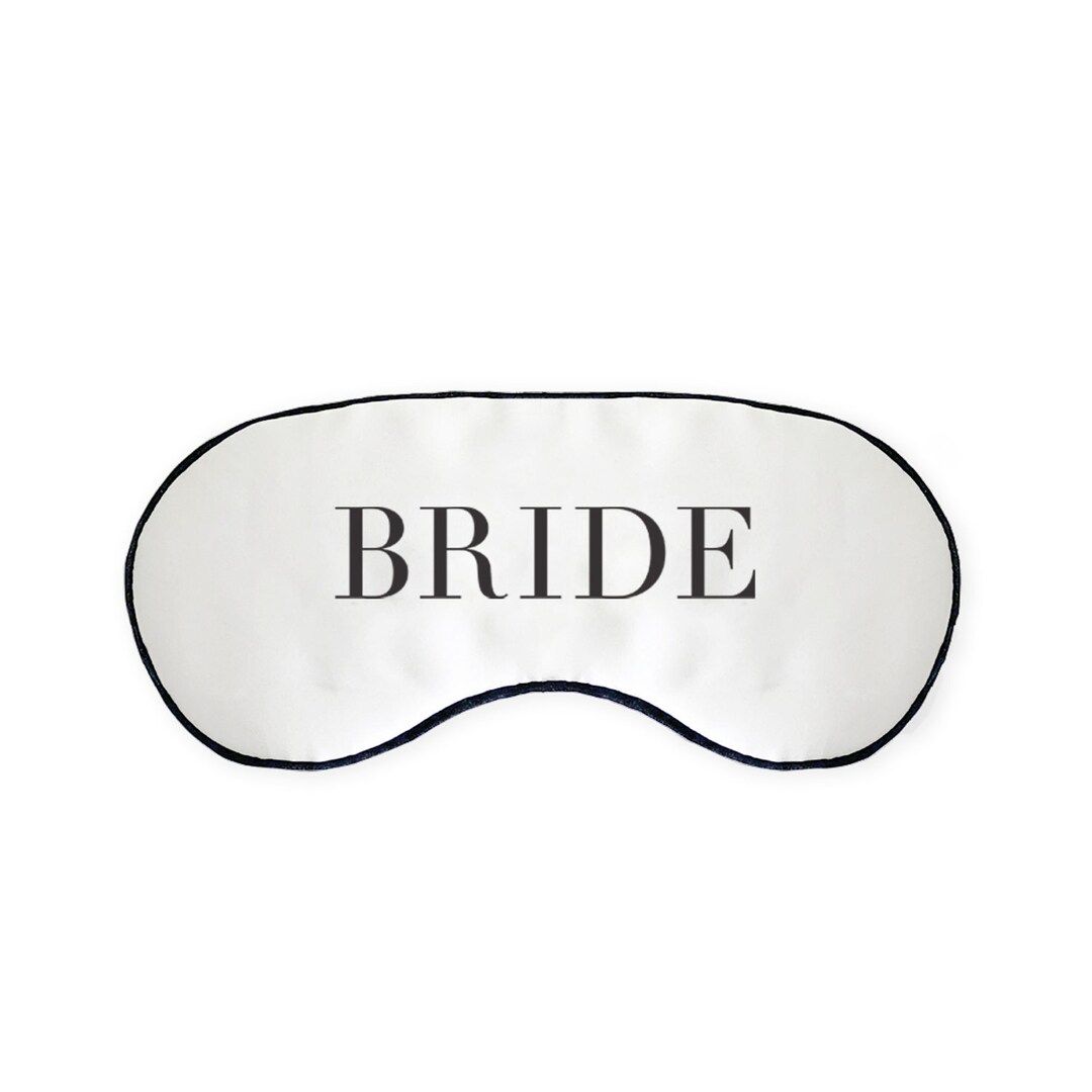 Bride Sleep Mask  Bridal Shower Gift  Bride Eye Mask  Bride - Etsy | Etsy (US)