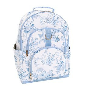 Gear-Up LoveShackFancy Blue Damask Backpack | Pottery Barn Teen