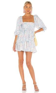 Selkie The Puff Dress in Monet Print from Revolve.com | Revolve Clothing (Global)